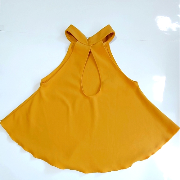 SHEIN Solid Flowy Halter Top - Picture 2 of 2